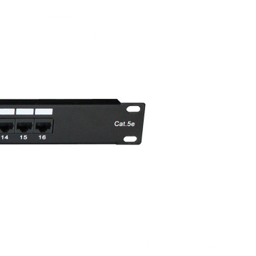 Meilleur prix panneau de raccordement cat5e 16 port sans protection